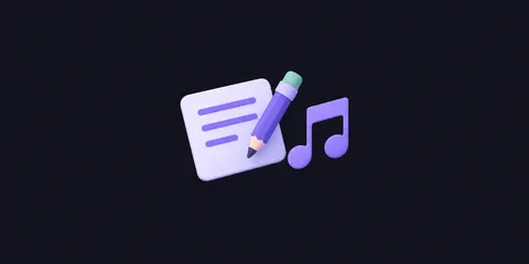 Creative prompt notes with a pencil